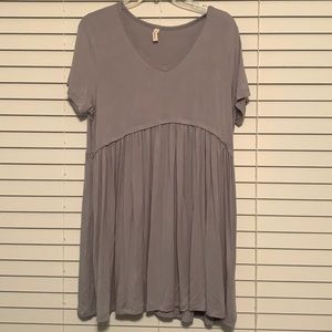 Short sleeve babydoll tunic